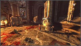 Powróć do jadalni i połóż przenoszony kawał mięsa na pokazanym na pierwszym screenie półmisku #1 - Etap 4 - Refectory (1) | Rozdział 6 | Solucja Castlevania Lords of Shadow - Castlevania: Lords of Shadow - poradnik do gry