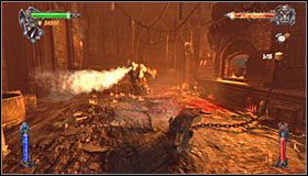 Butcher będzie też cały czas chodził po kuchni, próbując wykorzystać na swoją korzyść obiekty z otoczenia - Etap 4 - Refectory (1) | Rozdział 6 | Solucja Castlevania Lords of Shadow - Castlevania: Lords of Shadow - poradnik do gry