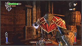 Po zlikwidowaniu ghuli ponownie skieruj się do lewego składziku #1, z którego poprzednio zabierałeś kawałek mięsa - Etap 4 - Refectory (2) | Rozdział 6 | Solucja Castlevania Lords of Shadow - Castlevania: Lords of Shadow - poradnik do gry