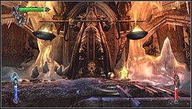 Tu warto przede wszystkim podejść do swego rodzaju ołtarza #1 i zbadać go, dzięki czemu pozyskasz nowy Scroll (Zwój) - Etap 4 - Refectory (2) | Rozdział 6 | Solucja Castlevania Lords of Shadow - Castlevania: Lords of Shadow - poradnik do gry