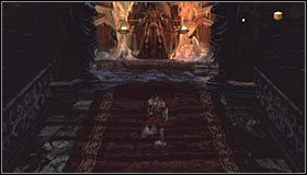 Po kilkudziesięciu sekundach powinieneś dotrzeć do nowej większej półki #1 - Etap 4 - Refectory (2) | Rozdział 6 | Solucja Castlevania Lords of Shadow - Castlevania: Lords of Shadow - poradnik do gry