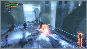 Zacznij od atakowania pierwszego Swordmastera #1, nie czekając na pojawienie się kolejnych potworów - Etap 1 - Balcony (1) | Rozdział 7 | Solucja Castlevania Lords of Shadow - Castlevania: Lords of Shadow - poradnik do gry