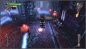 Zauważ, że w pobliżu znajdują się szyny oraz nadająca się do popychania statua - Etap 2 - Electric Laboratory (1) | Rozdział 7 | Solucja Castlevania - Castlevania: Lords of Shadow - poradnik do gry