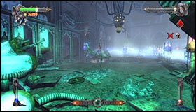 Przystąp do dalszego atakowania mechanicznej kreatury #1, wyczekując właściwej okazji - Etap 2 - Electric Laboratory (2) | Rozdział 7 | Solucja Castlevania - Castlevania: Lords of Shadow - poradnik do gry