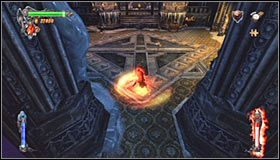 Na początek zajmij się zlikwidowaniem kilku nowych grup wampirów #1, pomagając sobie buteleczkami z wodą święconą i magią cienia - Etap 3 - Chromatic Observatory (1) | Rozdział 7 | Solucja Castlevania - Castlevania: Lords of Shadow - poradnik do gry