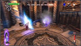 Skieruj się w nowo odblokowane miejsce i zbadaj ciało rycerza #1, dzięki czemu pozyskasz niebieską soczewkę (Blue Lens) - Etap 3 - Chromatic Observatory (2) | Rozdział 7 | Solucja Castlevania - Castlevania: Lords of Shadow - poradnik do gry