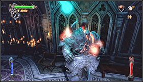 Po zlikwidowaniu potworów powróć po raz kolejny do miejsca startu, zregeneruj siły i wejdź w interakcję z dźwignią - Etap 3 - Chromatic Observatory (2) | Rozdział 7 | Solucja Castlevania - Castlevania: Lords of Shadow - poradnik do gry