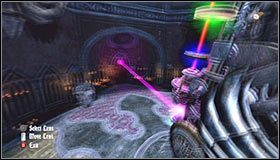 Po powrocie do centralnego pomieszczenia nie zapomnij o zregenerowaniu sił przed skorzystaniem z dźwigni - Etap 3 - Chromatic Observatory (3) | Rozdział 7 | Solucja Castlevania - Castlevania: Lords of Shadow - poradnik do gry