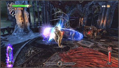 W celu zaliczenia wyzwania musisz pokonać dziesięć zabawek Laury (Deadly Toys) bez korzystania z haka - Etap 3 - Chromatic Observatory (3) | Rozdział 7 | Solucja Castlevania - Castlevania: Lords of Shadow - poradnik do gry