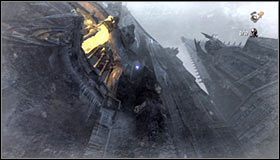 Docelowo musisz dotrzeć do miejsca, w którym bohater odchyli się za siebie, sygnalizując możliwość wykonania nowego skoku #1 - Etap 1 - Outer Wall (1) | Rozdział 8 | Solucja Castlevania Lords of Shadow - Castlevania: Lords of Shadow - poradnik do gry