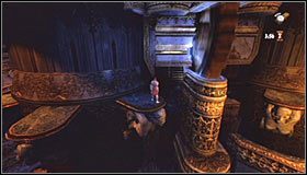 Zaczekaj aż ruchoma platforma przetransportuje Cię w prawo i przeskocz na jeden z trybików pracującej maszyny #1 - Etap 2 - The Clockwork Tower (1) | Rozdział 8 | Solucja Castlevania - Castlevania: Lords of Shadow - poradnik do gry