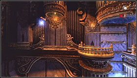 Wykonaj teraz skok w stronę balkoniku zlokalizowanego po Twojej prawej stronie - Etap 2 - The Clockwork Tower (2) | Rozdział 8 | Solucja Castlevania - Castlevania: Lords of Shadow - poradnik do gry