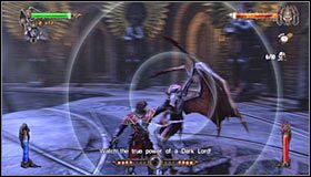 Dodatkowym utrudnieniem będą również przyzywani co jakiś na czas pomoc dwaj wampirzy wojownicy #1 - Etap 4 - The Throne Room (1) | Rozdział 8 | Solucja Castlevania Lords of Shadow - Castlevania: Lords of Shadow - poradnik do gry