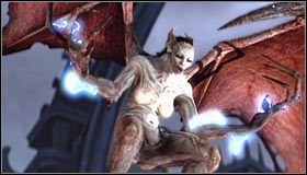 Szybko podbiegnij do rannego bossa i złap go poprzez wciśnięcie prawego triggera - Etap 4 - The Throne Room (1) | Rozdział 8 | Solucja Castlevania Lords of Shadow - Castlevania: Lords of Shadow - poradnik do gry