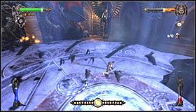 W trakcie tej drugiej fazy boss będzie korzystał z dwóch nowych rodzajów ataków, przy czym każdy z nich rozpocznie się w powietrzu - Etap 4 - The Throne Room (2) | Rozdział 8 | Solucja Castlevania Lords of Shadow - Castlevania: Lords of Shadow - poradnik do gry