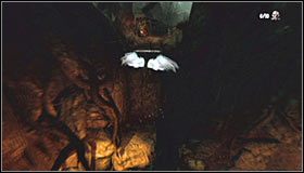 Powtórz opisany powyżej ruch, tym razem próbując doskoczyć do niewielkiej skalnej półki #1 - Etap 1 - Bones Forest (1) | Rozdział 9 | Solucja Castlevania Lords of Shadow - Castlevania: Lords of Shadow - poradnik do gry