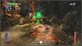 Po znalezieniu się w niewielkim obozowisku zostaniesz uwięziony i zmuszony do stoczenia nowej bitwy z nieumarłymi #1 - Etap 1 - Bones Forest (2) | Rozdział 9 | Solucja Castlevania Lords of Shadow - Castlevania: Lords of Shadow - poradnik do gry