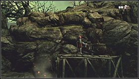 Zacznij od doskoczenia do krawędzi zlokalizowanej po Twojej prawej stronie #1 - Etap 1 - Bones Forest (2) | Rozdział 9 | Solucja Castlevania Lords of Shadow - Castlevania: Lords of Shadow - poradnik do gry