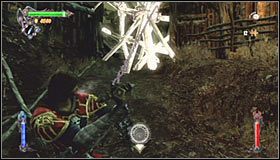 Udaj się w prawo, a powinieneś dotrzeć do miejsca, w którym znajduje się interaktywna zapora #1 - Etap 2 - Woes Moor (2) | Rozdział 9 | Solucja Castlevania Lords of Shadow - Castlevania: Lords of Shadow - poradnik do gry
