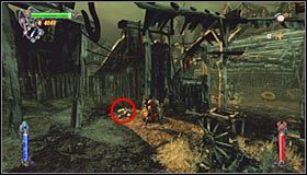 Wejdź do nowego obszaru i zacznij od ustawienia się przy słupie, na którym siedzą wrony #1 - Etap 2 - Woes Moor (3) | Rozdział 9 | Solucja Castlevania Lords of Shadow - Castlevania: Lords of Shadow - poradnik do gry