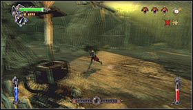 Wykorzystaj wolną chwilę do zbadania stodoły zlokalizowanej za słupem, do którego przymocowany był ostatni strach na wróble - Etap 2 - Woes Moor (3) | Rozdział 9 | Solucja Castlevania Lords of Shadow - Castlevania: Lords of Shadow - poradnik do gry