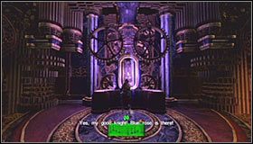 Zaczekaj aż linia melodyjna zmieni swój kolor na zielony i przebiegnij po zniknięciu kolców przez ciasny korytarz #1 - Etap 3 - The Music Box (2) | Rozdział 9 | Solucja Castlevania Lords of Shadow - Castlevania: Lords of Shadow - poradnik do gry