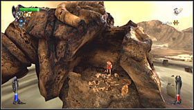 Skieruj się teraz w lewo, przeskakując na wyżej położone półki #1 - Etap 1 - Titan Graveyard (1) | Rozdział 10 | Solucja Castlevania Lords of Shadow - Castlevania: Lords of Shadow - poradnik do gry