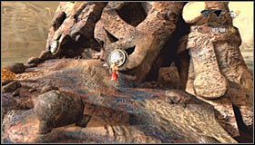 Ruszaj teraz w przeciwną stronę, poruszając się w pobliżu trujących oparów i wykonując po drodze jeden skok #1 - Etap 1 - Titan Graveyard (2) | Rozdział 10 | Solucja Castlevania Lords of Shadow - Castlevania: Lords of Shadow - poradnik do gry