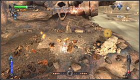 Każdego potwora musisz oczywiście dostatecznie osłabić, a następnie w dobrze poznany Ci już sposób (prawy trigger i wciskanie wyznaczonego przycisku) dobić #1 - Etap 1 - Titan Graveyard (3) | Rozdział 10 | Solucja Castlevania Lords of Shadow - Castlevania: Lords of Shadow - poradnik do gry