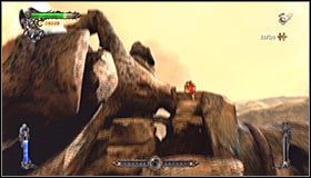 Przemieszczaj się teraz ku górze, a następnie skieruj się w prawo #1, wykonując po drodze pojedynczy skok - Etap 1 - Titan Graveyard (3) | Rozdział 10 | Solucja Castlevania Lords of Shadow - Castlevania: Lords of Shadow - poradnik do gry