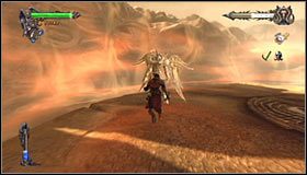 Boss nie będzie na szczęście dysponował żadnymi dodatkowymi atakami oprócz tych, które wcześniej zostały opisane, tak więc łatwiej powinno Ci już przychodzić odpowiadanie na jego ciosy #1 - Etap 2 - Fire Pinnacle | Rozdział 10 | Solucja Castlevania Lords of Shadow - Castlevania: Lords of Shadow - poradnik do gry