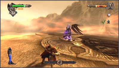 W celu zaliczenia wyzwania musisz w trakcie pojedynku ze srebrnym wojownikiem nie pozwolić mu na skorzystanie z opcji regeneracji sił - Etap 2 - Fire Pinnacle | Rozdział 10 | Solucja Castlevania Lords of Shadow - Castlevania: Lords of Shadow - poradnik do gry