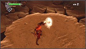 Zauważ, że wykonanie opisanej powyżej czynności doprowadziło do zniszczenia klatki, w której ukrywała się czupakabra #1 - Etap 3 - Fire Cemetery (3) | Rozdział 10 | Solucja Castlevania Lords of Shadow - Castlevania: Lords of Shadow - poradnik do gry