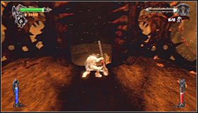 Jak się zapewne domyślasz, musisz zaliczyć kilka scenek QTE, dzięki czemu uda Ci się otworzyć piec #1 - Etap 4 - Crematory Oven (1) | Rozdział 10 | Solucja Castlevania Lords of Shadow - Castlevania: Lords of Shadow - poradnik do gry