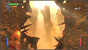 Skorzystanie z haka pozwoli Ci na dotarcie do pionowej ściany - Etap 4 - Crematory Oven (2) | Rozdział 10 | Solucja Castlevania Lords of Shadow - Castlevania: Lords of Shadow - poradnik do gry