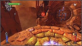 Zacznij od uderzenia dowolnej płyty pierwszego rzędu (góra) #1 - Etap 1 - Necromancers Abyss (1) | Rozdział 11 | Solucja Castlevania - Castlevania: Lords of Shadow - poradnik do gry
