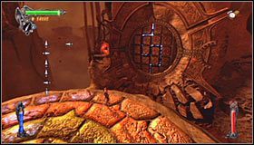 Ponownie uderz w płytę trzeciego rzędu (lewo) #1 - Etap 1 - Necromancers Abyss (1) | Rozdział 11 | Solucja Castlevania - Castlevania: Lords of Shadow - poradnik do gry