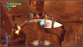 Docelowo powinieneś zostać przetransportowany na znacznie większą i zarazem nieruchomą platformę #1 - Etap 1 - Necromancers Abyss (2) | Rozdział 11 | Solucja Castlevania - Castlevania: Lords of Shadow - poradnik do gry