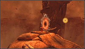 Tu czekają Cię kolejne trzy skoki pomiędzy ruchomymi platformami #1 - Etap 1 - Necromancers Abyss (2) | Rozdział 11 | Solucja Castlevania - Castlevania: Lords of Shadow - poradnik do gry