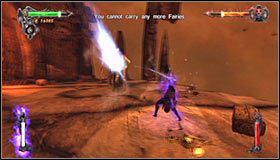 Do eliminacji zombiaków polecam stosować przede wszystkim ataki obszarowe #1, a to dlatego, że buteleczki z wodą święconą bardziej przydadzą Ci się w starciach ze żniwiarzami - Etap 1 - Necromancers Abyss (2) | Rozdział 11 | Solucja Castlevania - Castlevania: Lords of Shadow - poradnik do gry