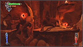 Po odbiciu się od ściany wciśnij przycisk skoku, a powinieneś bezpiecznie wylądować na półce z martwym sojusznikiem - Etap 1 - Necromancers Abyss (3) | Rozdział 11 | Solucja Castlevania - Castlevania: Lords of Shadow - poradnik do gry