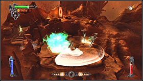 Powinieneś teraz bezpiecznie wylądować na niewielkiej półce #1 - Etap 1 - Necromancers Abyss (4) | Rozdział 11 | Solucja Castlevania - Castlevania: Lords of Shadow - poradnik do gry