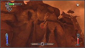 Opuść się w celu złapania niższej krawędzi, a następnie przesuwaj w lewo, wykonując po drodze pojedynczy skok #1 - Etap 1 - Necromancers Abyss (4) | Rozdział 11 | Solucja Castlevania - Castlevania: Lords of Shadow - poradnik do gry