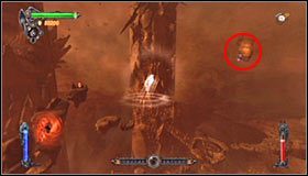 Zaczekaj aż dotrzesz na znaną Ci już niewielką półkę - Etap 1 - Necromancers Abyss (4) | Rozdział 11 | Solucja Castlevania - Castlevania: Lords of Shadow - poradnik do gry