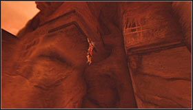 Skieruj się w stronę górnej części ekranu, wykonując podwójny skok w celu złapania się nowej interaktywnej krawędzi #1 - Etap 1 - Necromancers Abyss (5) | Rozdział 11 | Solucja Castlevania - Castlevania: Lords of Shadow - poradnik do gry