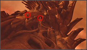 Ustaw się w miejscu, w którym gra w lewym górnym rogu ekranu uaktywni nowy zaczep #1 i skorzystaj z haka - Etap 1 - Necromancers Abyss (5) | Rozdział 11 | Solucja Castlevania - Castlevania: Lords of Shadow - poradnik do gry