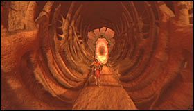 Przystąp tu do sprintu, wykonując podwójny skok w stronę sąsiedniej platformy #1 - Etap 1 - Necromancers Abyss (5) | Rozdział 11 | Solucja Castlevania - Castlevania: Lords of Shadow - poradnik do gry