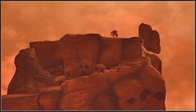 Po znalezieniu się na bardzo niewielkiej skalnej półce doskocz z pomocą podwójnego skoku do prawej krawędzi #1 - Etap 1 - Necromancers Abyss (5) | Rozdział 11 | Solucja Castlevania - Castlevania: Lords of Shadow - poradnik do gry