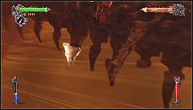 Po dotarciu do końcowej części tej półki opuść się, zeskakując na nowe żebro tytana #1 - Etap 2 - The Dracolich (1) | Rozdział 11 | Solucja Castlevania Lords of Shadow - Castlevania: Lords of Shadow - poradnik do gry