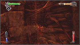 Docelowo musisz dotrzeć do pokazanego na pierwszym screenie miejsca #1, gdzie będziesz mógł przystąpić do wspinaczki - Etap 2 - The Dracolich (2) | Rozdział 11 | Solucja Castlevania Lords of Shadow - Castlevania: Lords of Shadow - poradnik do gry